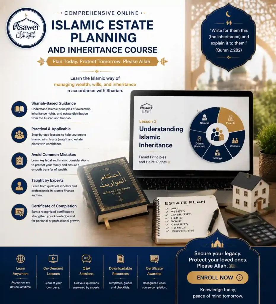 Comprehensive Online Islamic Estate Planning and Inheritance Course