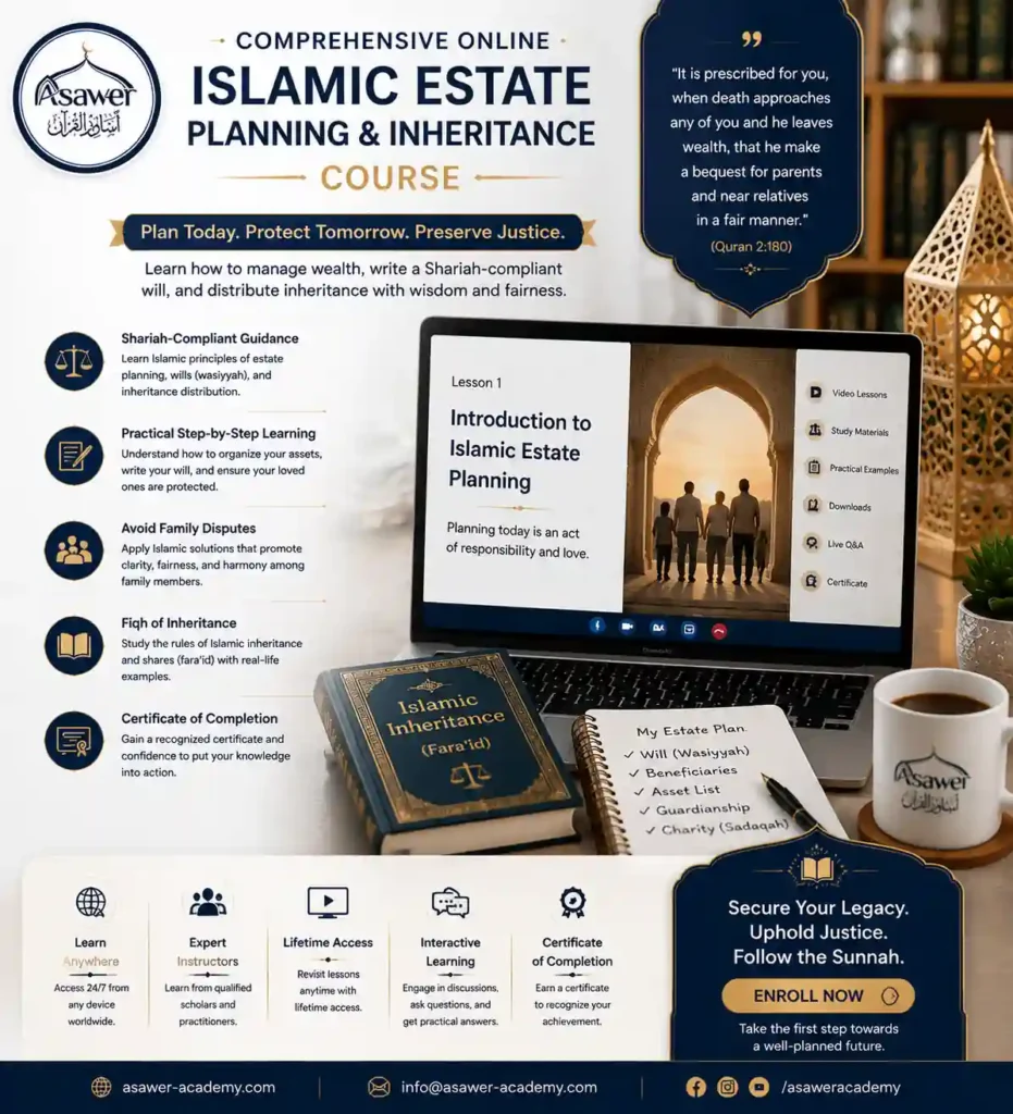 Online Islamic Estate Planning and Inheritance Course