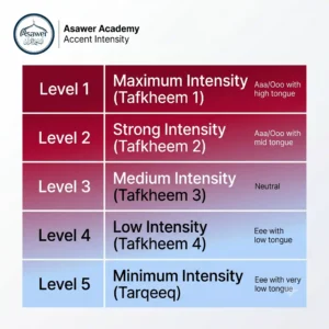 Heavy Accent Intensity Hierarchy Heavy Accent Intensity Hierarchy