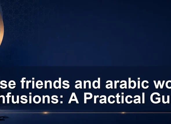 false friends and arabic word confusions: A Practical Guide