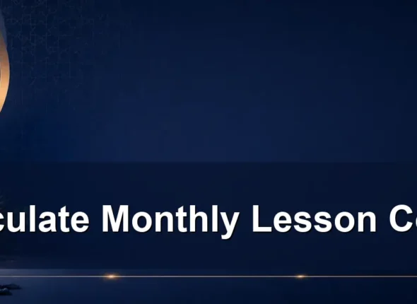calculate monthly lesson costs — Calculate Monthly Lesson Costs