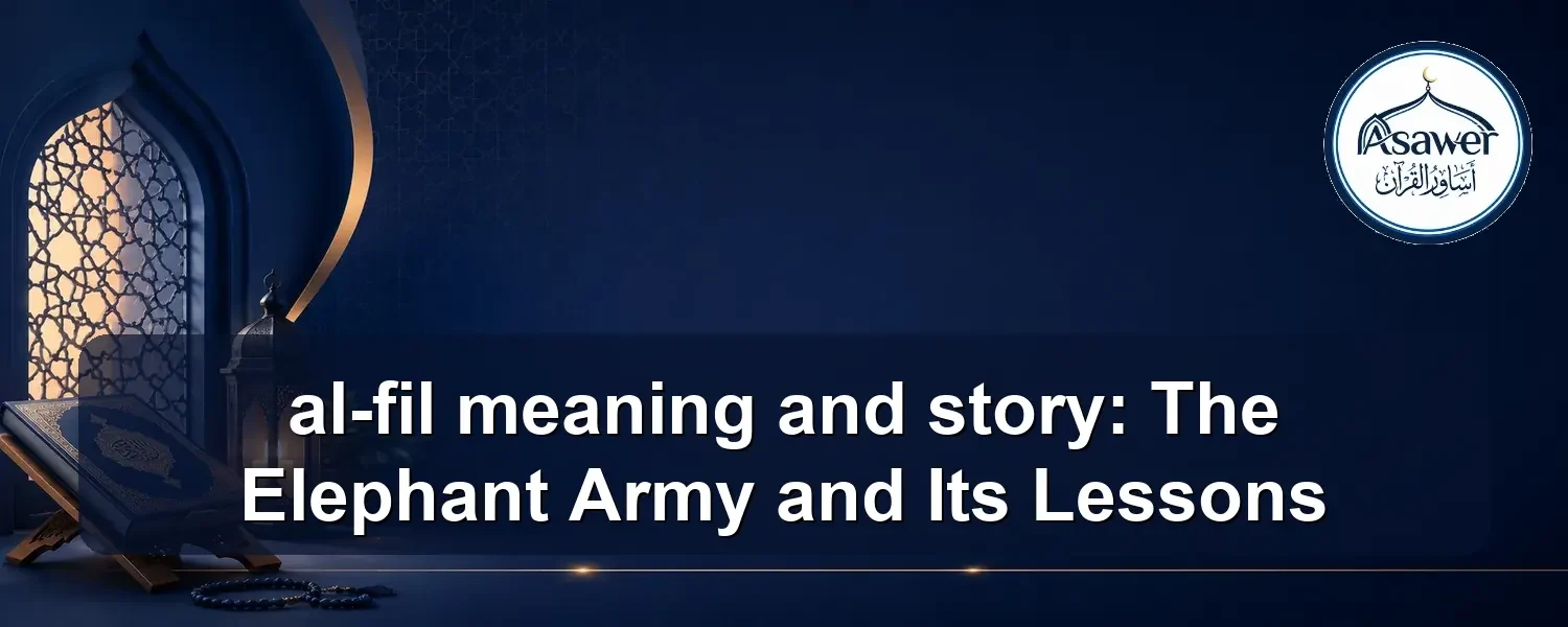 al-fil meaning and story — al-fil meaning and story: The Elephant Army and Its Lessons