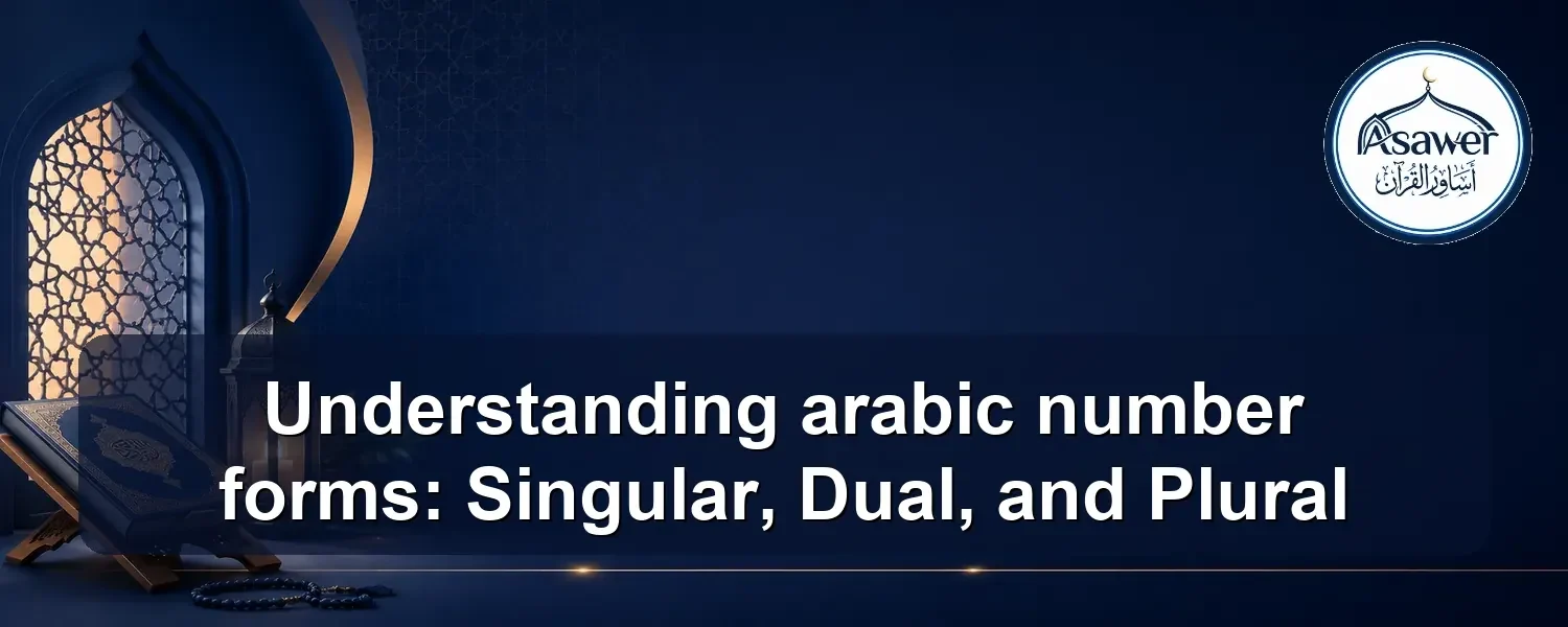 arabic number forms — Understanding arabic number forms: Singular, Dual, and Plural